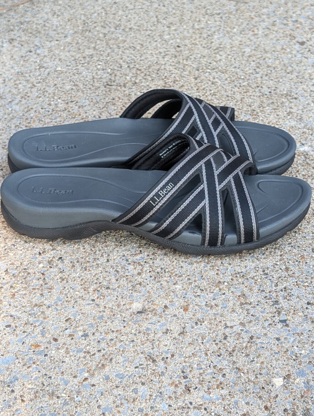 L.L. Bean Womens Boothbay Slides Size 8 - Picture 4 of 8